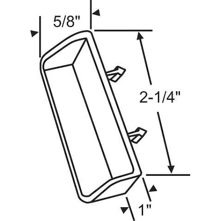 Strybuc SCREEN LATCH HANDLE-AMACOR 14-133
